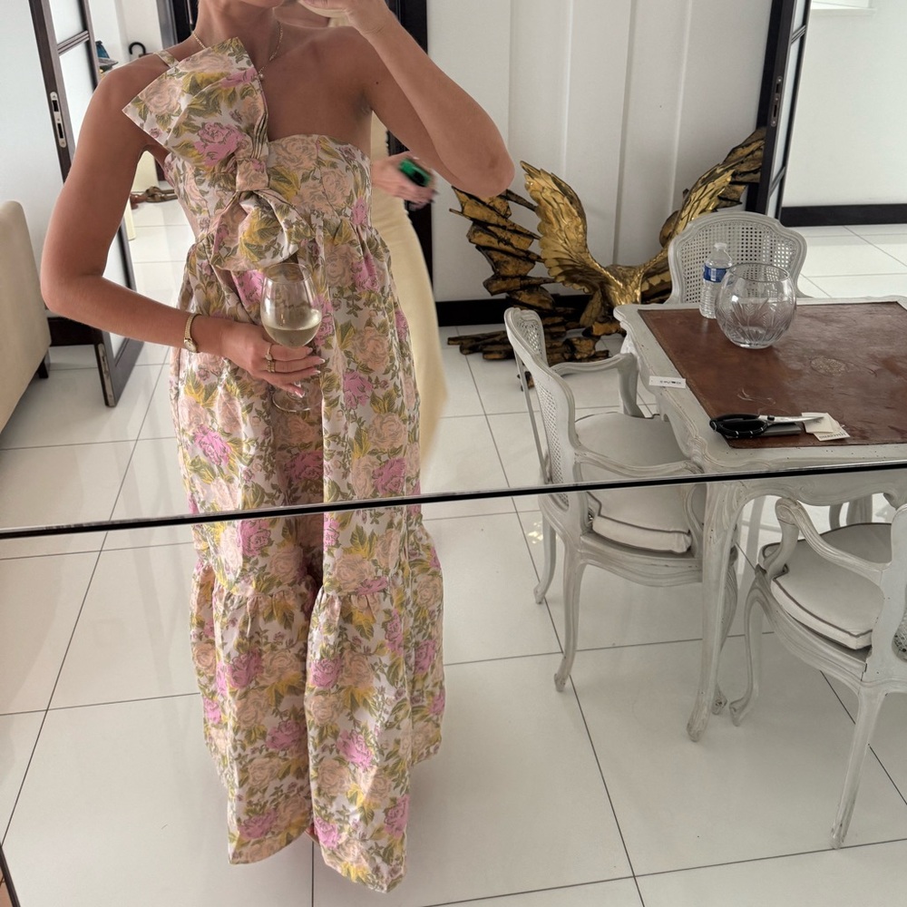 Petal & Pup Floral Halter Maxi Dress